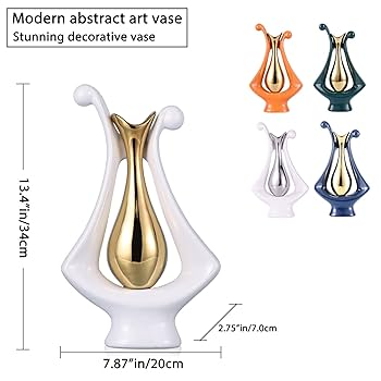 金色装飾の紺色陶器花瓶 楽天市場】青 ブルー（素材（インテリア）陶器・磁器）（花瓶